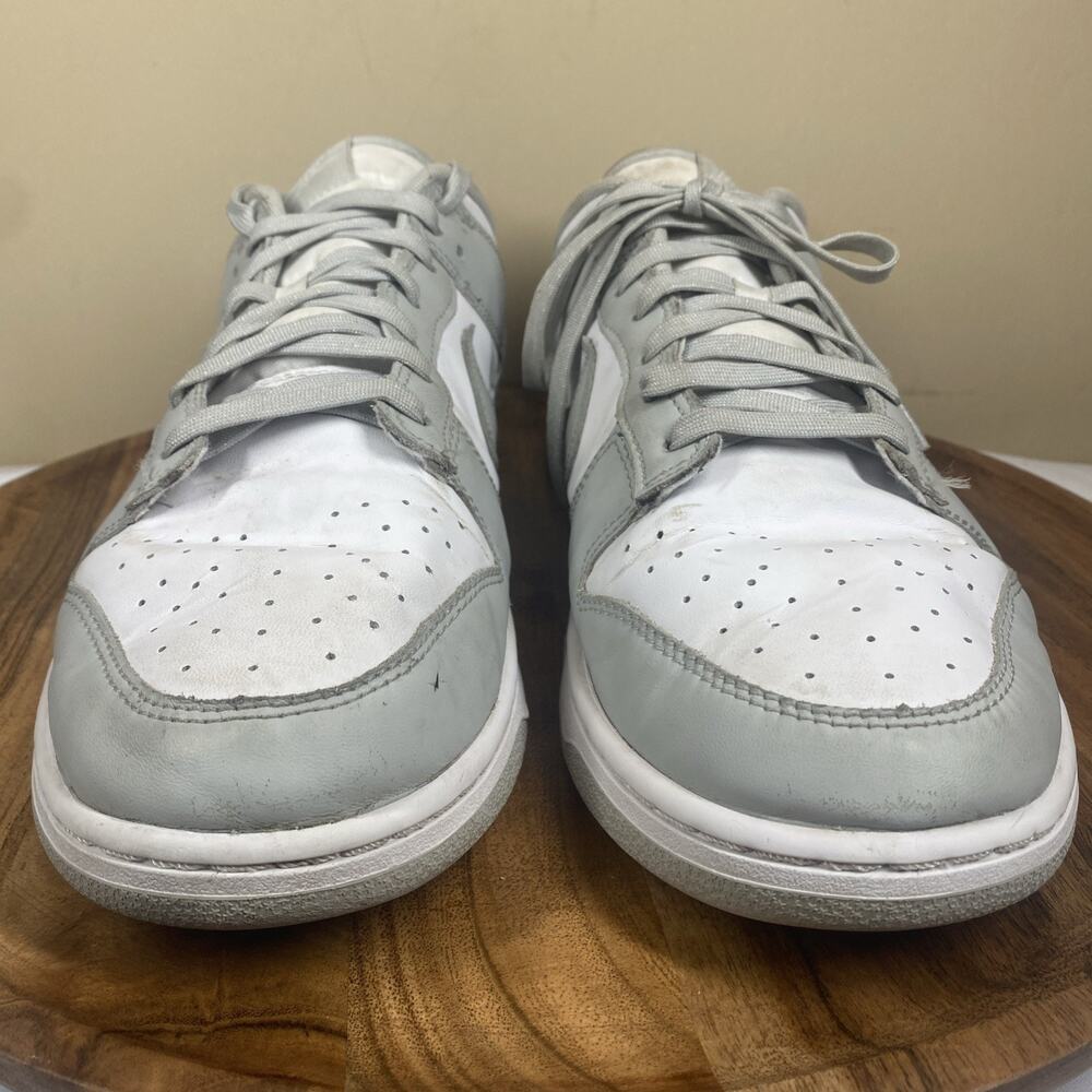 Nike Dunk Low Grey Fog Mens White And Grey Size 14 Low Top Shoes Sneakers - Picture 3 of 10